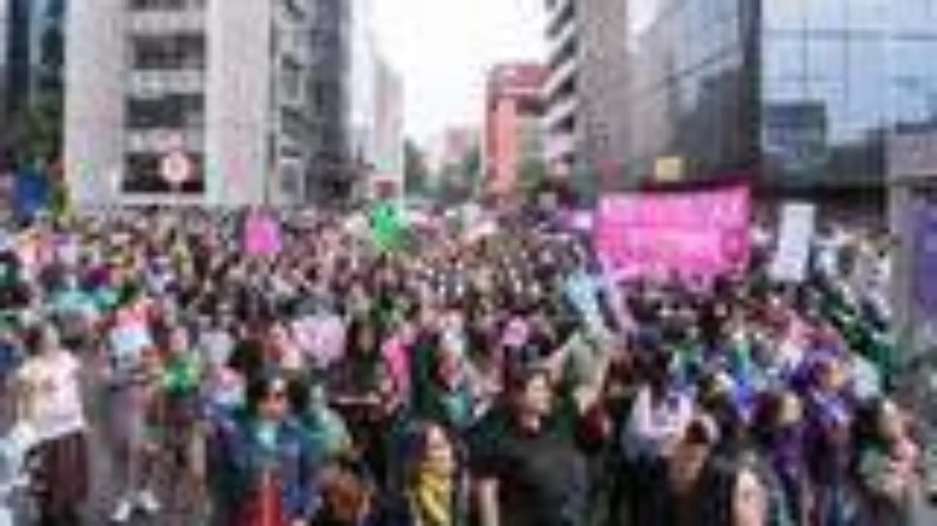 marcha, feministas, 8 de marzo